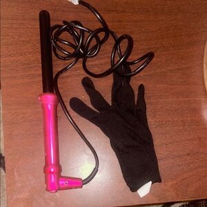 NuMe 25mm Curling Wand with Heat Glove